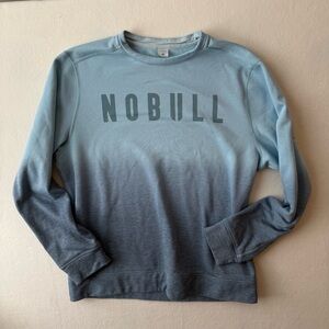 NOBULL Women’s Ombre Blue Crewneck Sweater